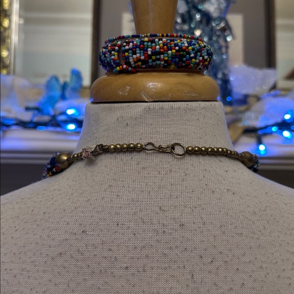 Multicolor Beaded Necklace, Bracelet and Earring Set - Picture 5 of 5